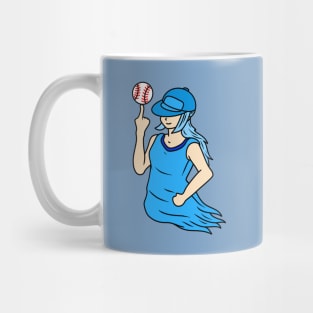 Beautiful pitcher lady Mug